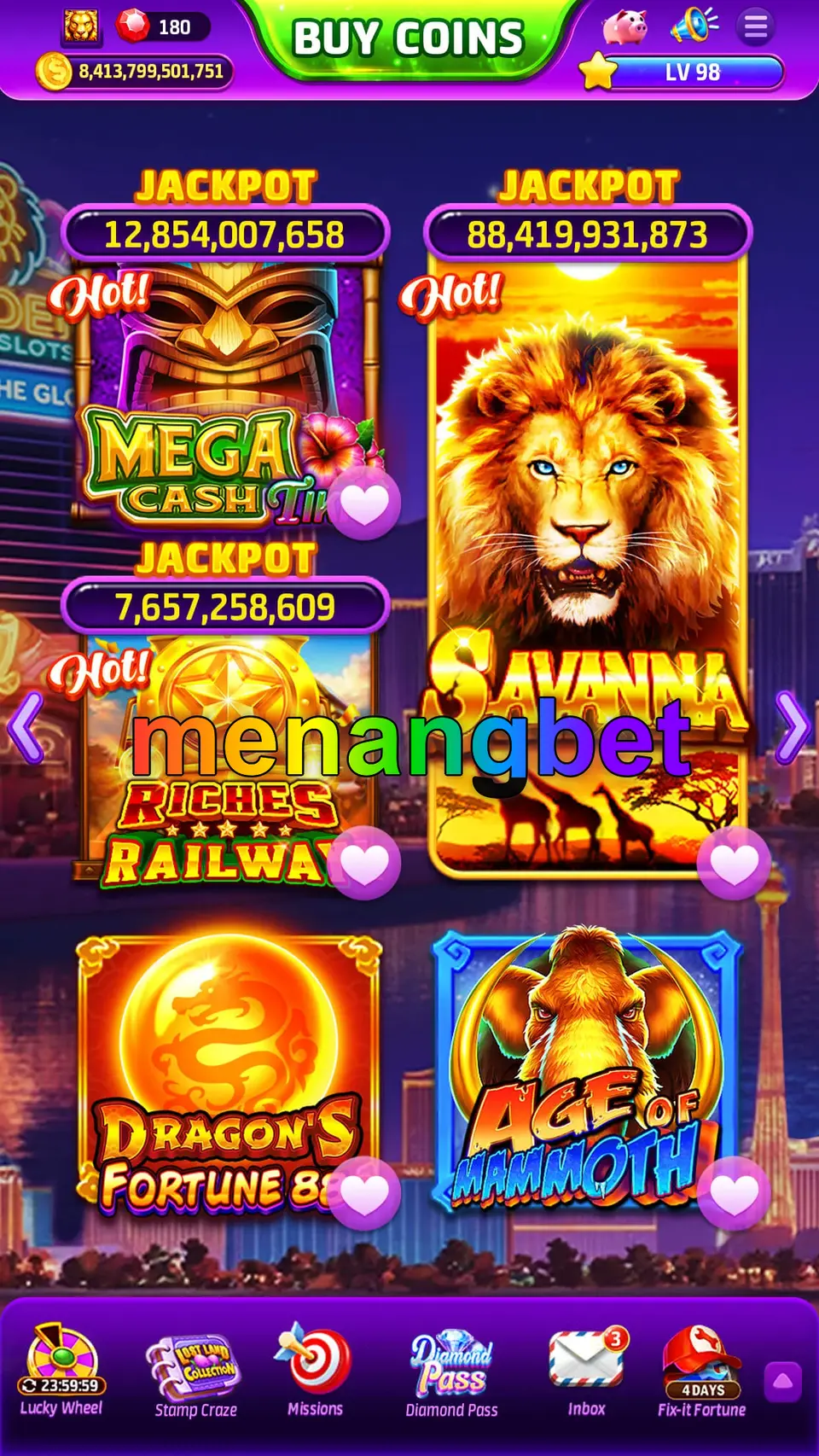 menangbet Masuk